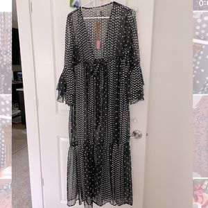 Polka Dot Tiered Duster
